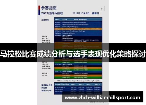 马拉松比赛成绩分析与选手表现优化策略探讨